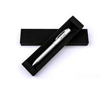 Paul Clover Personalised Stylish Ballpoint Engraved Pen In A Gift Box - Personalised Gifts For Anniversary Or Any Gift Idea, Gifts For Men, Gifts For Woman - Enter Your Custom Text (Silver)