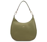 PAUL COSTELLOE Crescent Shaped Leather Tote Shoulder Bag - Ladies Shoulder Handbag, Tote Bag, Ladies Leather Handbag with Spacious interior and 3 elegant colour options, ANANO (MAYFLY)