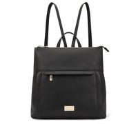 Paul Costelloe Genuine Leather Backpack for Women with Adjustable Shoulder Straps, Otava (Jet Black)