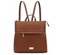 Paul Costelloe Genuine Leather Backpack for Women with Adjustable Shoulder Straps, Otava (Tan)