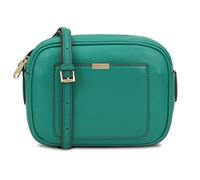 Paul Costelloe Genuine Leather Crossbody Bag for Women with Adjustable Strap & Signature Gold Hardware | Sazava (Ultramarine green)