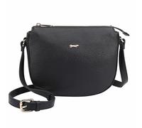 Paul Costelloe Genuine Leather Crossbody Bag with Adjustable Strap and Secure Zipper Closure | Hazara (Jet Black)