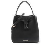 Paul Costelloe Genuine Leather Multiway Bucket Bag | Peace (Jet black)