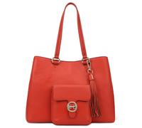 PAUL COSTELLOE Genuine Leather Tote/Shoulder Bag for Women - Elegant, Spacious, and Versatile Handbag, SHEBELLE (BOSSA NOVA - ORANGE)