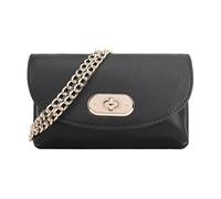 Paul Costelloe Genuine Leather Womens Crossbody Bag with Removable Chain Sling and Ample Storage | Zayda (Jet Black)