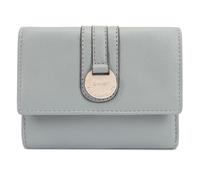 Paul Costelloe Genuine Leather Women's Purse Featuring a Flap Closure and a Gold-Finish Embossed Logo Hardware disc, RFID-Blocking with a Zip Coin Pocket | Lawa (Shadow)