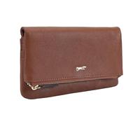 Paul Costelloe KISO Elegant Soft Leather Women Wallet, Bifold and Compact Design, Premium Craftsmanship Everyday Accessory - Multiple Card Slots and Zip Pockets. (Caramel Cafe)