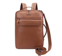 Paul Costelloe Men's Steve Leather Backpack in Brown Paul Costelloe Brown
