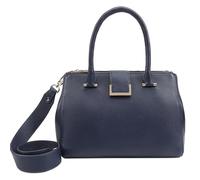 PAUL COSTELLOE Natural Grain Leather, Medium Sized Multiway Bag. Elegant and Versatile Handbag in 4 Stylish Colours - MIAMI (IRIS)