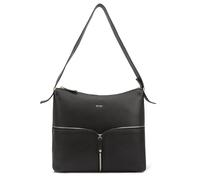 PAUL COSTELLOE NAZAS Real Leather Grained Hobos Shoulder Bag, Multi Pocket Handbags, Versatile Leather Bag with Secure Top Zip