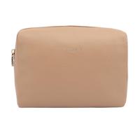Paul Costelloe Women's Cairo Leather Wash Bag in Beige Paul Costelloe Beige
