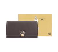 Paul Costelloe Women's Claire Leather Purse in Brown Paul Costelloe Brown One Size