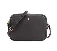 Paul Costelloe Women's Kendra Leather Cross Body Bag in Jet Black Paul Costelloe Jet Black One Size