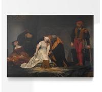 Paul Delaroche The Execution of Lady Jane Grey | Antique Print, Vintage Painting, Wall Art, Poster, Artwork, Picture, Home Decor