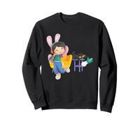 Paul Frank Bunny Girl And Mika The Cat At Home Sweatshirt