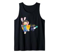 Paul Frank Bunny Girl and Mika The Cat at Home Tank Top