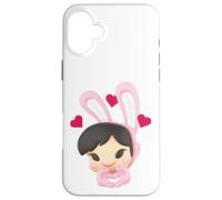 Paul Frank Bunny Girl Love Hearts Valentine's Day Case for iPhone 16 Plus