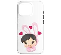 Paul Frank Bunny Girl Love Hearts Valentine's Day Case for iPhone 16 Pro