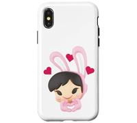 Paul Frank Bunny Girl Love Hearts Valentine's Day Case for iPhone X/XS