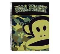 Paul Frank Camo Official Notebook Official 120 Sheets Hardcover 215 x 310 mm