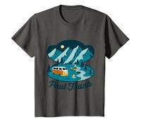 Paul Frank Camping Julius The Monkey Head Outline Kids T-Shirt