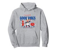 Paul Frank Diner Julius Monkey Serving Good Vibes Pullover Hoodie