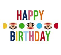 Paul Frank Greetings Card - Happy Birthday - Julius and Circles