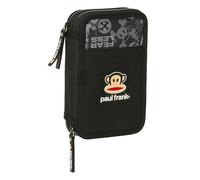 Paul Frank Join The Fun - Children's School Pencil Case, Pencil Case with Colours, with 28 Tools Included, Ideal for Children from 5 to 14 Years, Comfortable and Versatile, Quality and Resistance,