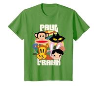 Paul Frank Julius Mika Cat Clancy & Bunny Girl T-Shirt, Youth, Grass Green, 4T