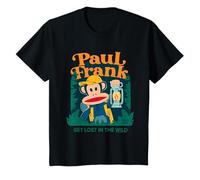 Paul Frank Julius Monkey Get Lost in The Wild Camping Kids T-Shirt