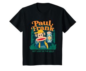 Paul Frank Julius Monkey Get Lost in The Wild Camping Kids T-Shirt