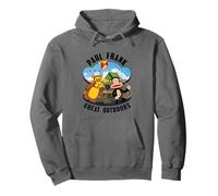 Paul Frank Julius Monkey & Worry Bear The Great Outdoors Pullover Hoodie