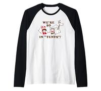 Paul Frank Julius The Monkey & Co Camping We're So In Tents! Raglan Baseball Tee