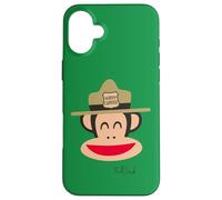 Paul Frank Julius The Monkey Happy Camper Park Ranger Hat Case for iPhone 16 Plus