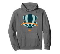 Paul Frank Julius The Monkey Hot Air Balloon Adventure Pullover Hoodie