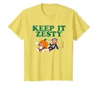 Paul Frank Keep It Zesty Orange Lemon Julius Monkey T-Shirt, Youth, Lemon Yellow, 3T