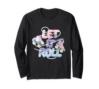 Paul Frank Let It Roll Rollerskates Bubble Text Long Sleeve T-Shirt