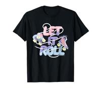 Paul Frank Let It Roll Rollerskates Bubble Text T-Shirt