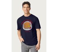 Paul Frank Men's Flippin' Awesome Julius Monkey Breakfast Pancake Stack T-Shirt in Navy | Size: Small Paul Frank Navy S