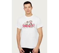 Paul Frank Men's Julius The Monkey & Clancy Canoe Dig It T-Shirt in White | Size: 2XL Paul Frank White 2XL