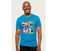 Paul Frank Men's Julius The Monkey & Co Rock Music Band T-Shirt in Mid Blue | Size: XL Paul Frank Mid Blue XL