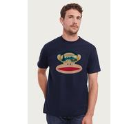 Paul Frank Men's Julius The Monkey In Nature Goggles T-Shirt in Navy | Size: Medium Paul Frank Navy M