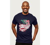 Paul Frank Men's Just Be Julius Monkey Hot Dog T-Shirt in Navy | Size: Medium Paul Frank Navy M
