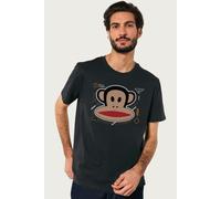 Paul Frank Men's PF Gaming Julius The Monkey Retro 1995 T-Shirt in Black | Size: Medium Paul Frank Black M