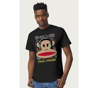 Paul Frank Men's Tech Unit Julius Retro Sci-Fi T-Shirt in Black | Size: Large Paul Frank Black L