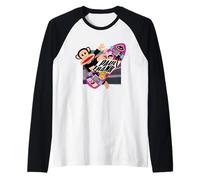 Paul Frank Skatboarding Julius The Monkey Raglan Baseball Tee