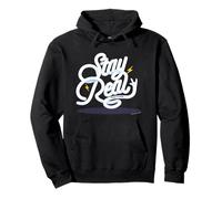 Paul Frank Stay Real Bubble Text Pullover Hoodie