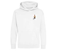 Paul Gascoigne England 90 Icon Frame Kids Hoodie - White / 3-4 years