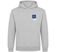 Paul Gascoigne Glasgow Rangers Icon Frame Men's Hoodie - Gray / 4XL