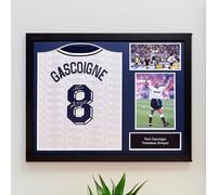 Paul Gascoigne Signed Tottenham Hotspur Shirt - Framed